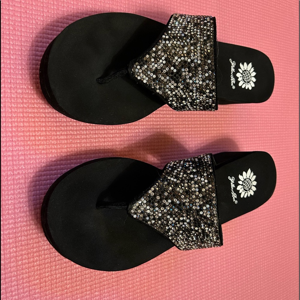 Yellow Box Flip Flop Sandal- Size 9